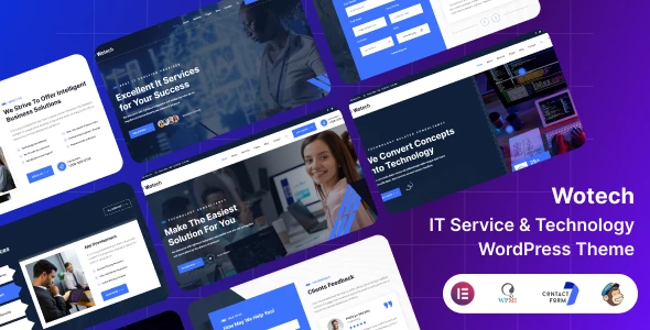 Wotech – IT Service & Business WordPress Theme + RTL