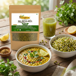 BUNDELKHANDI  DESI SABUT MOONG 900 GM PACK